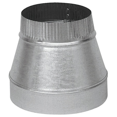 Imperial Mfg Imperial 4 in. D X 3 in. D Galvanized Steel Furnace Pipe Reducer GV0808-A